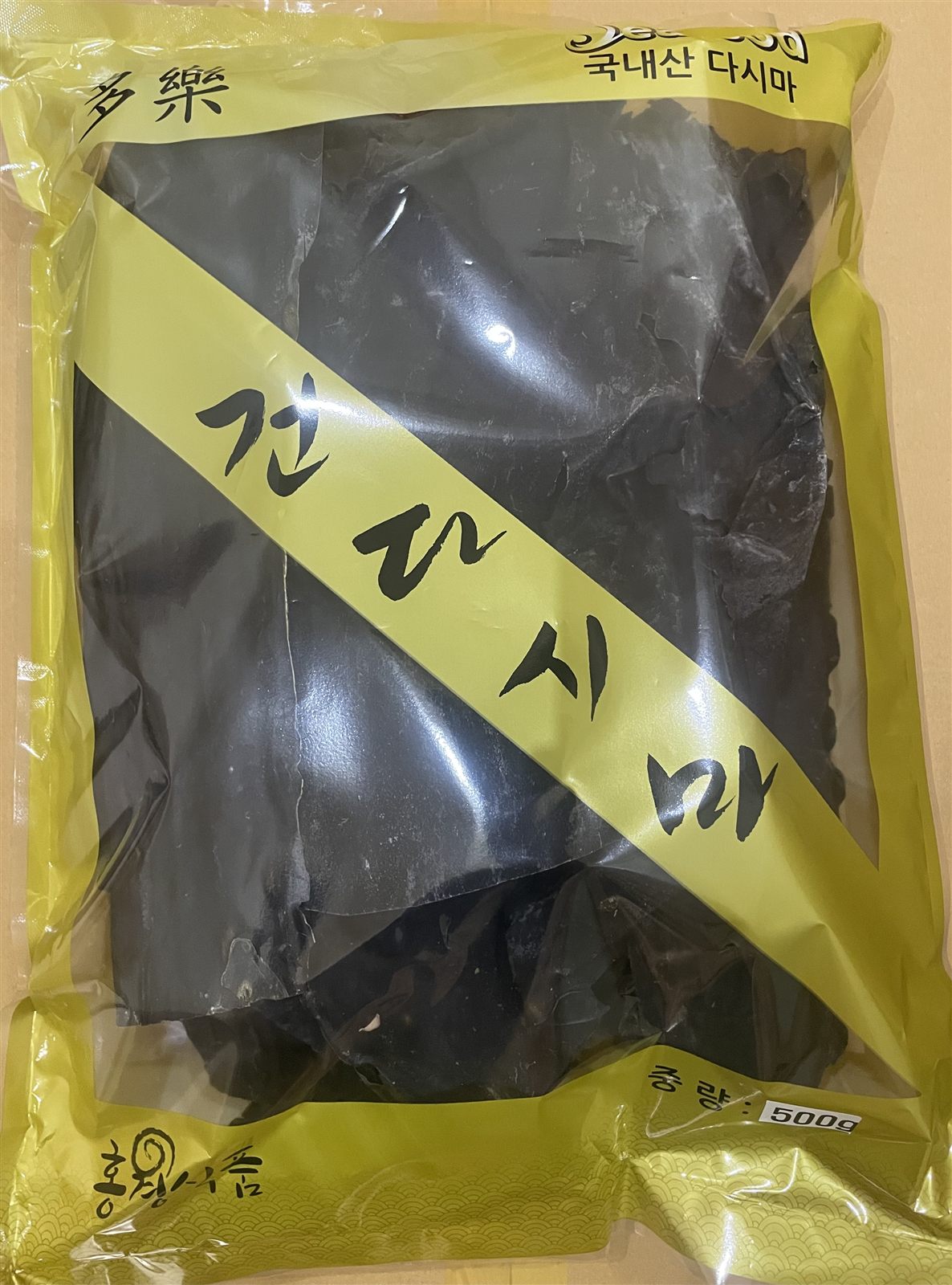 포장된 국물용 파지다시마